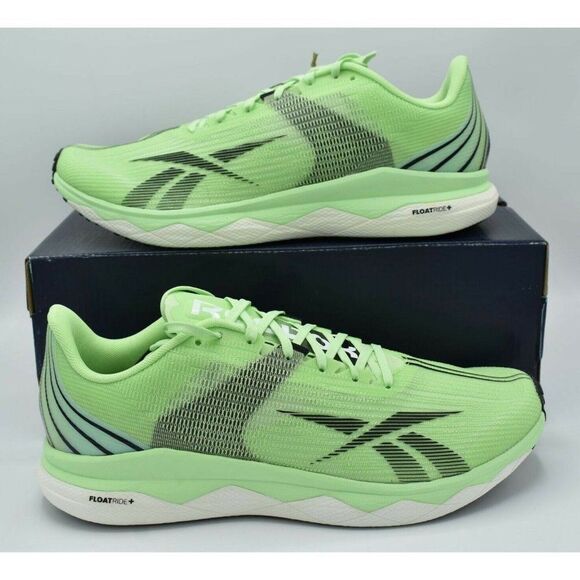 Reebok Mens Size 9 Floatride Run Fast 3.0 Neon Mint Green Running Shoes Sneakers